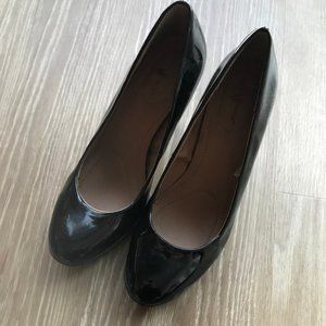 Black Patent Leather Heels